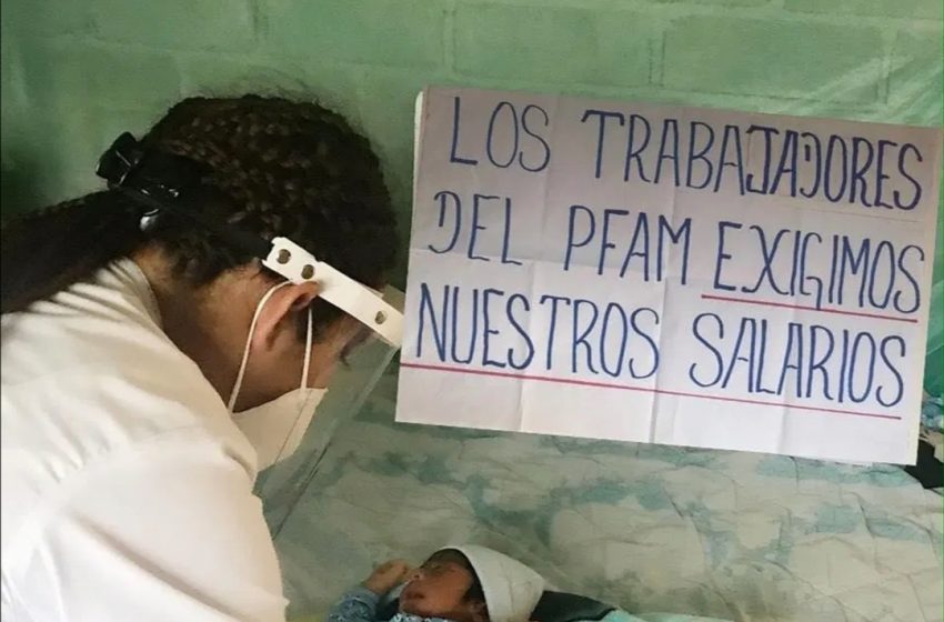  Trabajadores de salud exigen liberación del recurso del programa FAM