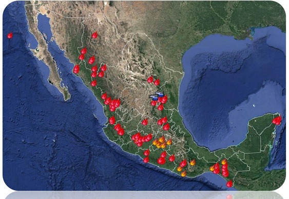 Conflictos sociales complican combate de incendios forestales en Oaxaca