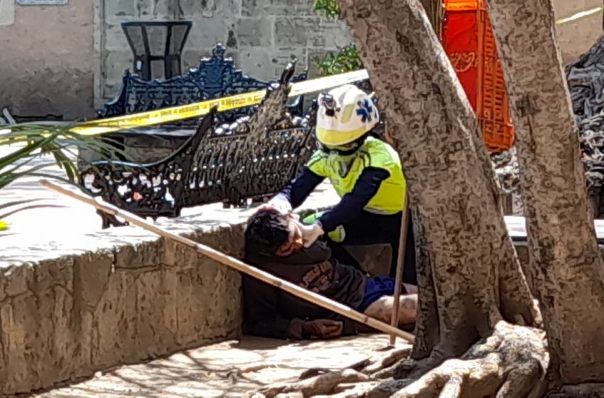  Muere persona en situación de calle en Jardín San Pablo