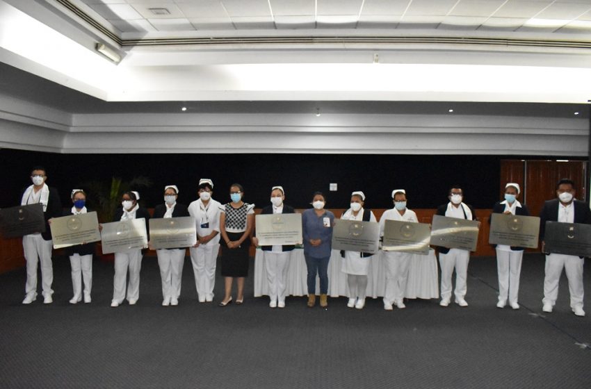  Reconoce SSO con Condecoración “Miguel Hidalgo”, a personal de salud por desempeño durante la pandemia