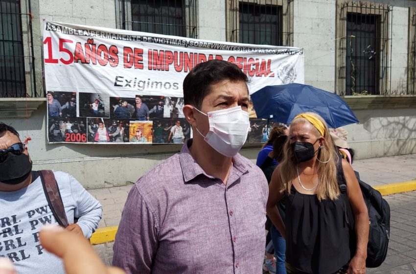  Bloquean juzgados federales, asamblea de víctimas y presos políticos de Oaxaca