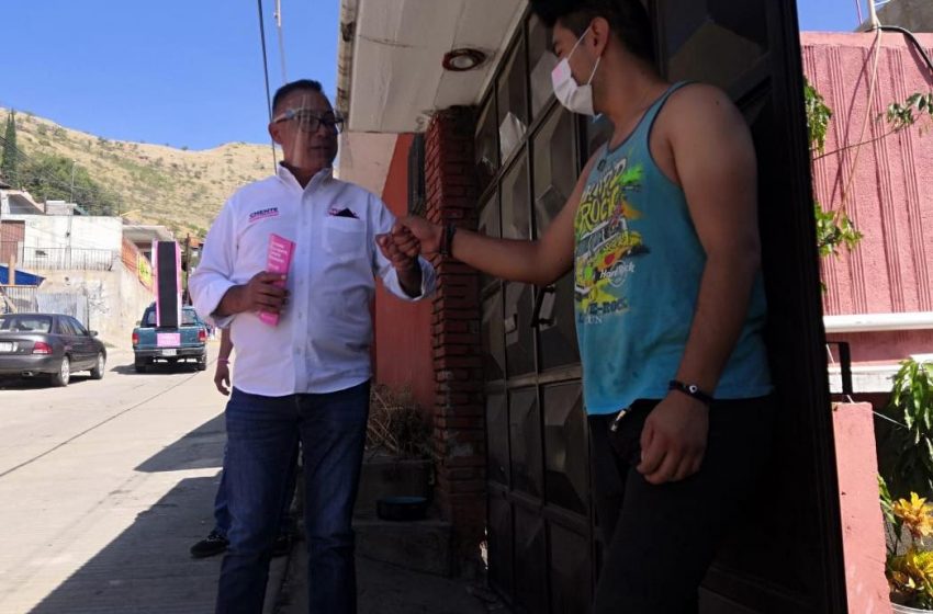  Chente Castellanos, el candidato que camina de la mano con la gente en Xoxocotlán