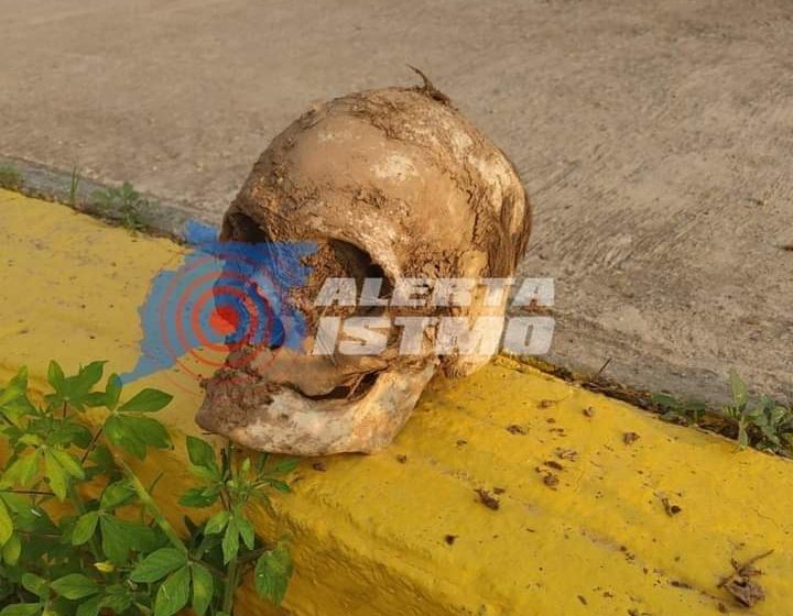  Hallan cráneo humano a orilla de carretera en Jalapa del Márques, #Oaxaca
