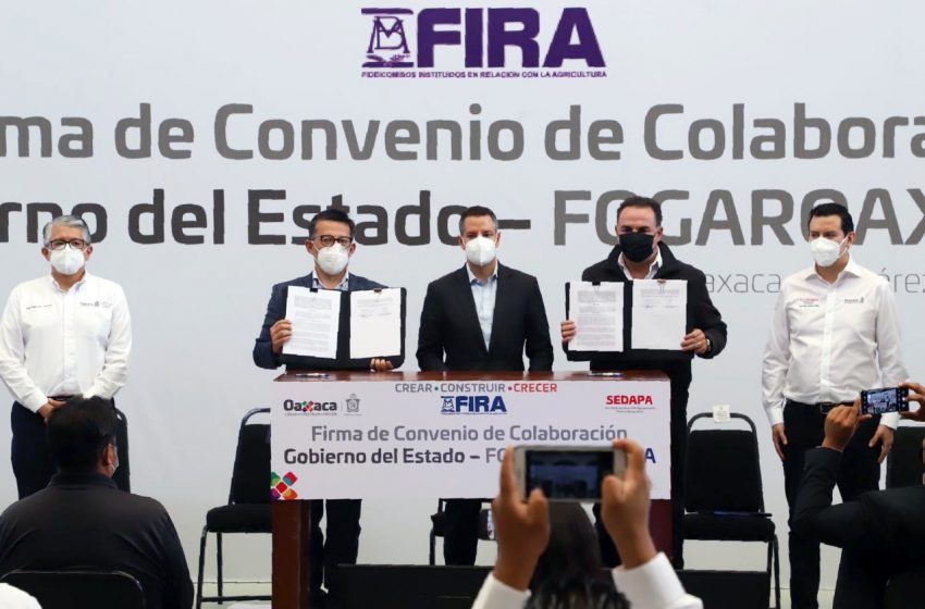  Gobierno de Oaxaca y FIRA comprometidos con el desarrollo del campo oaxaqueño