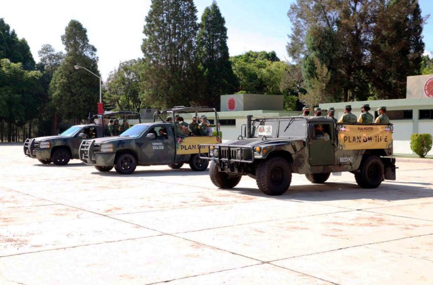  Dan Ejército Mexicano y Gobierno de Oaxaca banderazo de salida a brigadas del Plan de Vacunación contra el COVID-19 en zonas rurales