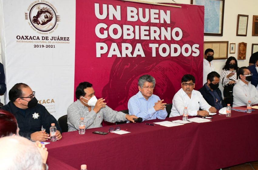  Se establece agenda para la entrega recepción de nueva administración municipal de Oaxaca de Juárez