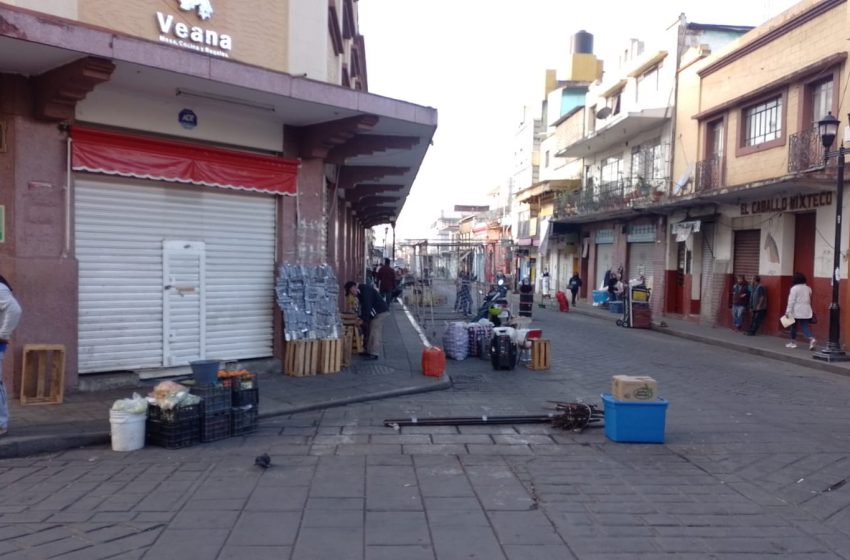  Autoridades buscan reubicar ambulantes del Centro Histórico de Oaxaca