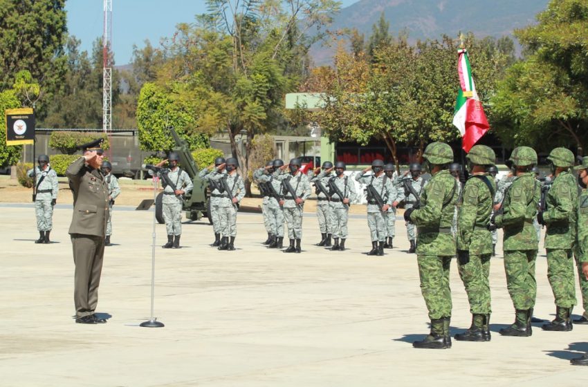  Congreso atestigua protesta de nuevo mando de la 8va Región Militar de Oaxaca