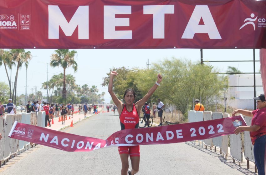  Oaxaca presente en el medallero de los Nacionales con cuatro preseas en el triatlón