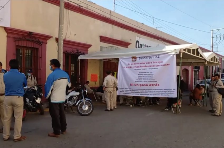  Continúa Vectores bloqueo y toma de oficinas de salud en la capital de Oaxaca