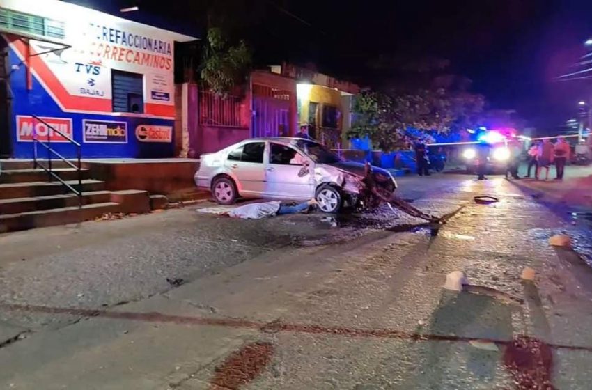  Muere mujer en fatal accidente en Juchitán de Zaragoza
