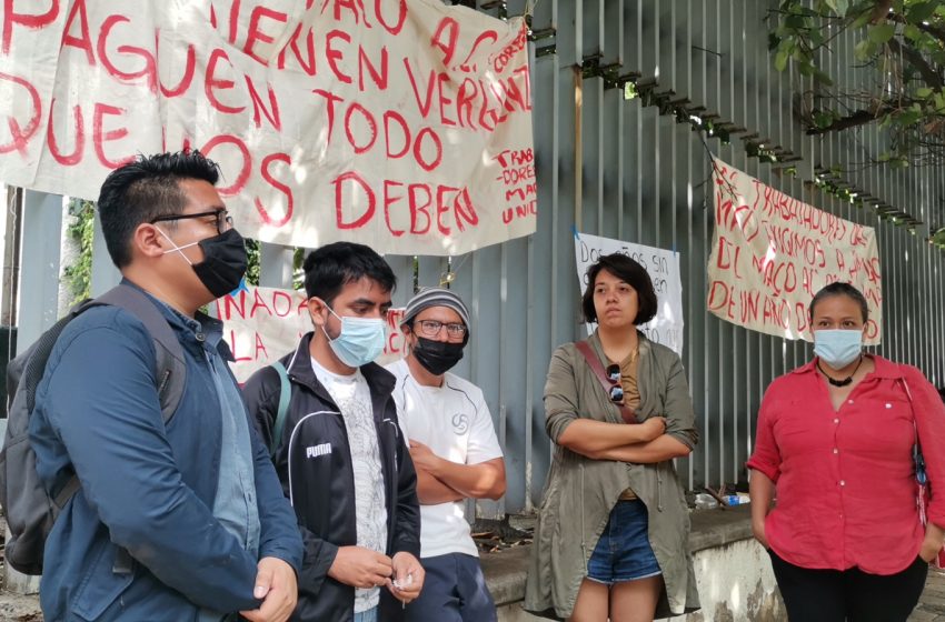  Ex trabajadores del MACO acusan criminalización y amenazas desde el Congreso Local