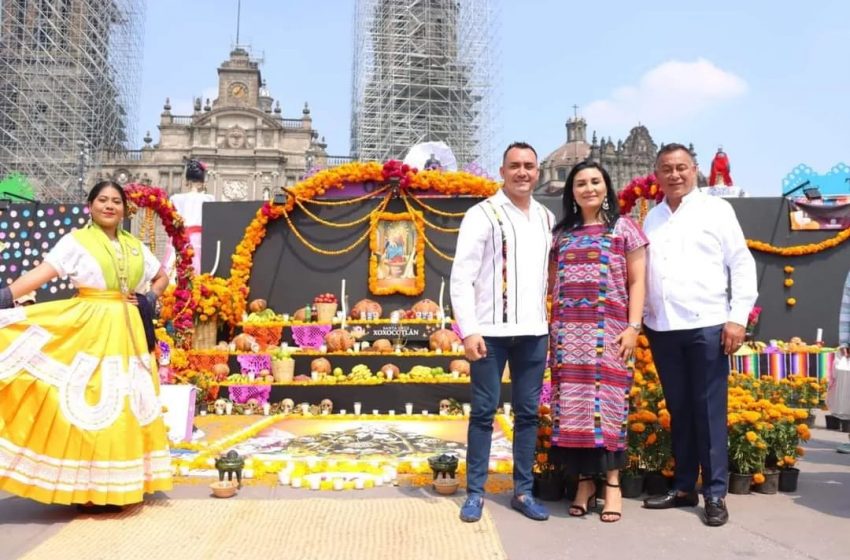  Representa Xoxo a Oaxaca en la Ofrenda Monumental de la CDMX