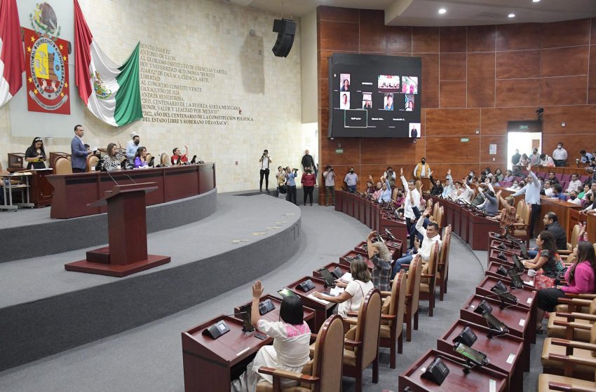  Eligen nueva Mesa Directiva del Congreso de Oaxaca