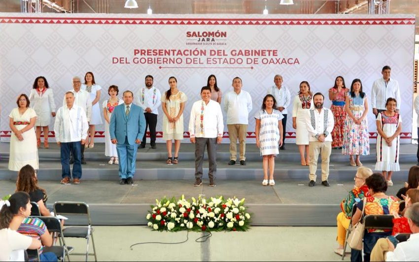  Anuncia Gobernador electo de Oaxaca segunda parte de su gabinete paritario
