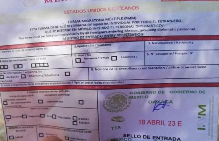  Venden permisos migratorios falsos para transitar en Oaxaca