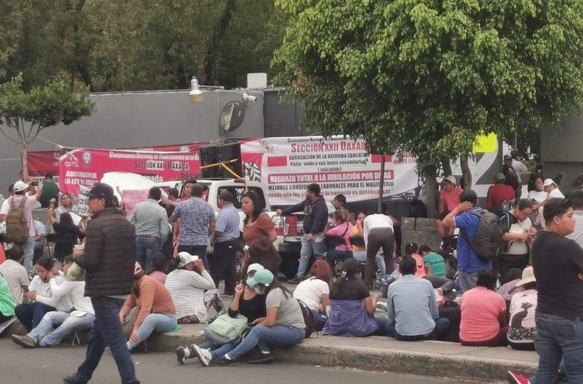  Anuncia Sección 22, paro de 72 horas en escuelas de Oaxaca