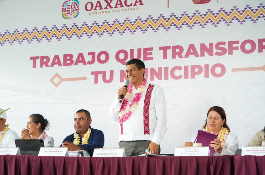  Vivienda digna, educación y seguridad, prioridades atendidas por el Gobierno de Oaxaca en San Lorenzo Texmelucan