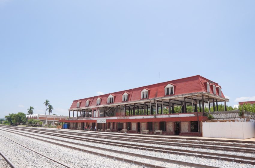  Avanza obra ferroviaria en Matías Romero, Oaxaca con avance de 11.58%