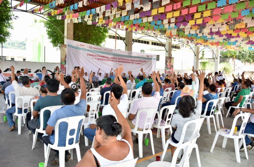  Avanza proceso para creación de Universidad del Pueblo en Oaxaca