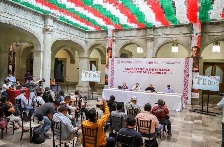  Informan Sego, SESESP y SSPC avance de la estrategia Nacional de Seguridad Pública en Oaxaca