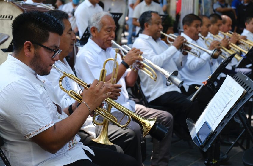  Con concierto gratuito, celebrará Banda de Música del Estado de Oaxaca 155 años de existencia