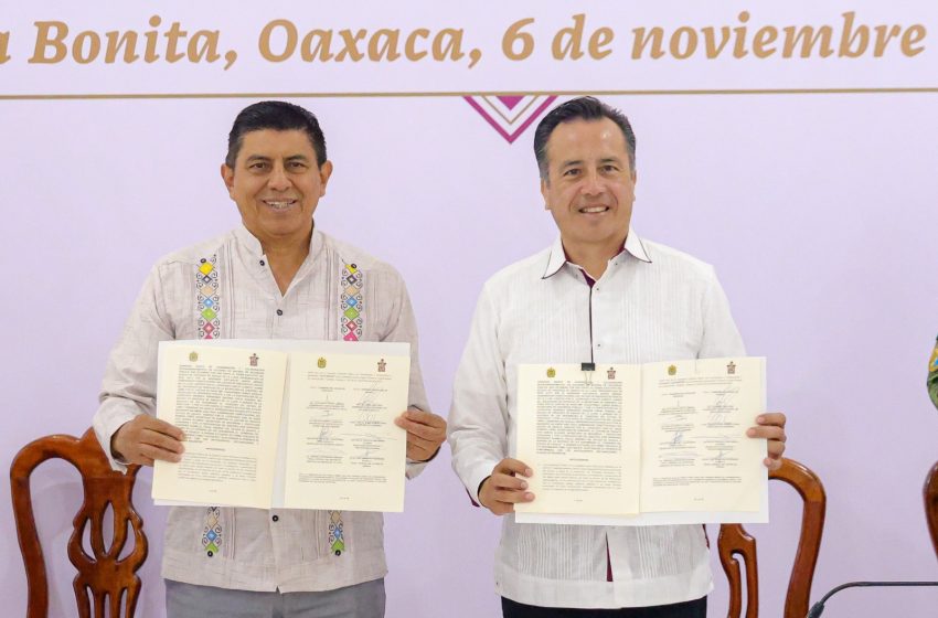  Oaxaca y Veracruz suman esfuerzos en materia de seguridad en zona limítrofe de ambos estados