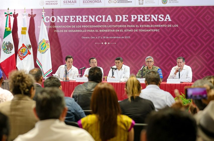  Informan Gobiernos de Oaxaca y Veracruz sobre Proceso Licitatorio del segundo paquete de Podebis en el Istmo de Tehuantepec