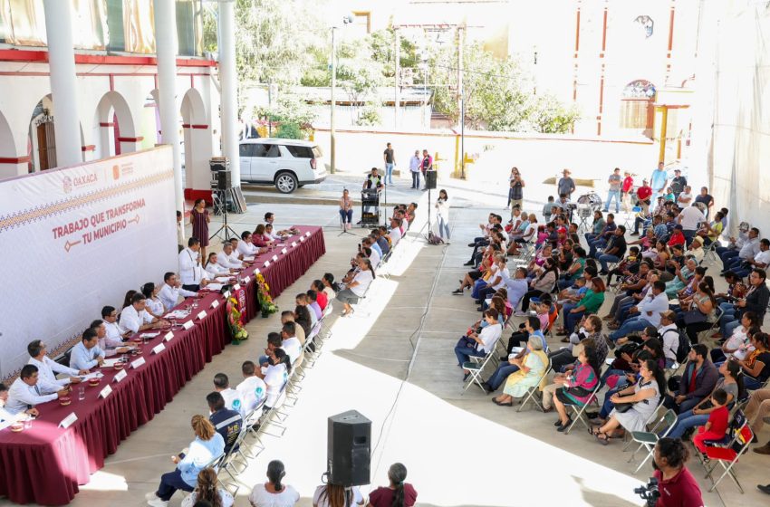  Trabajo que Transforma tu Municipio llega a Huayápam con más de 11 mdp