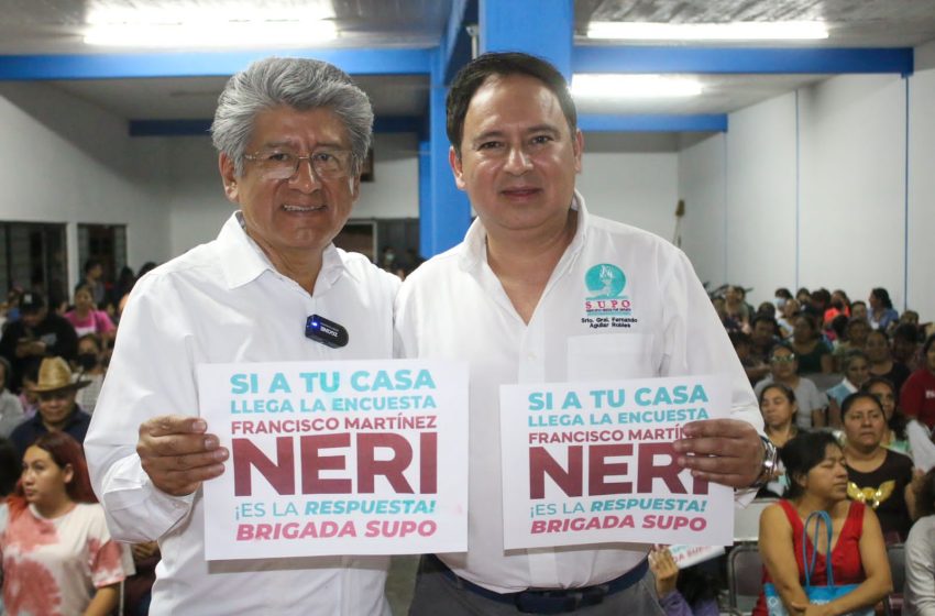  SUPO se suma con Francisco Martínez Neri y fortalecen los Comités de Defensa de la 4T
