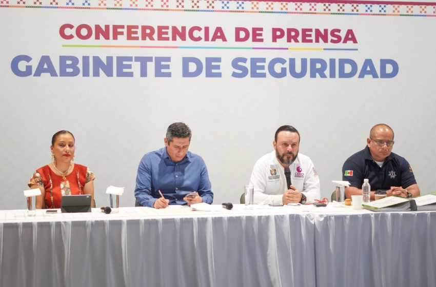  Garantizan paz social y seguridad en próximas elecciones en Oaxaca