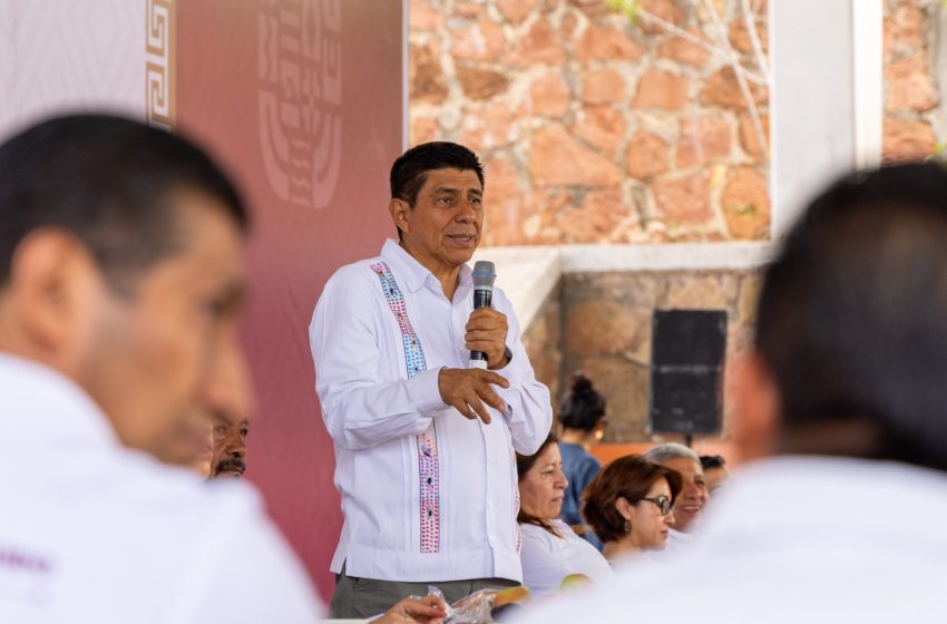  Destina Salomón Jara recursos para programas sociales en la región Mixteca