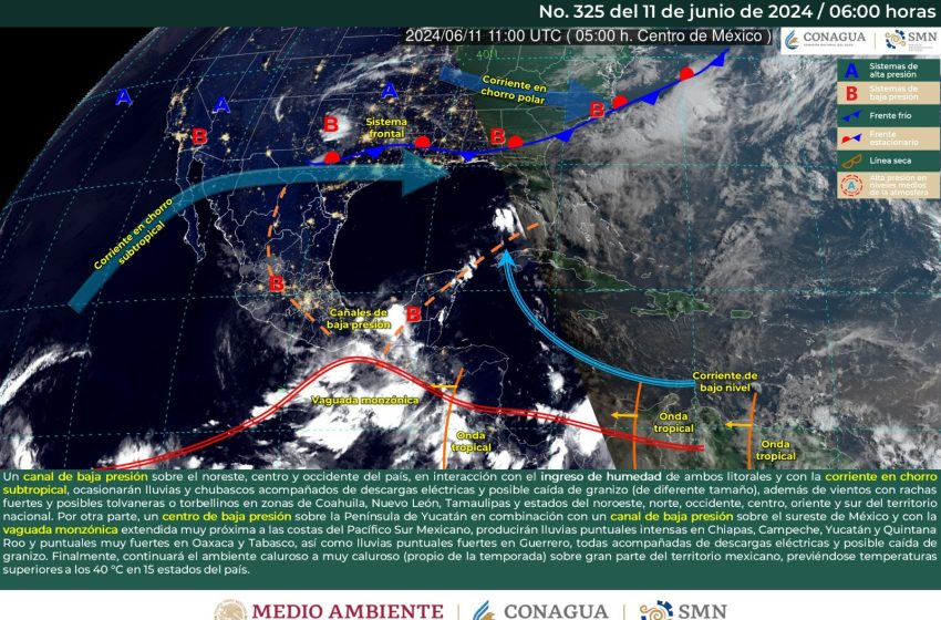  Continuarán lluvias de intensidad variable en diversas regiones de Oaxaca