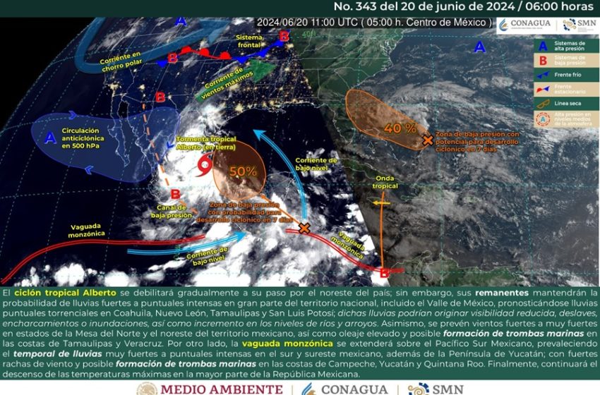  Pronostican temporal lluvioso en la Sierra Sur, Cuenca del Papaloapan y Sierra de Juárez