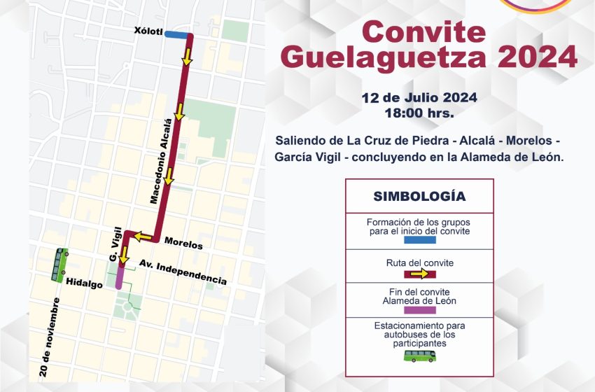  Resguardará Policía Vial Segundo Convite de Guelaguetza 2024