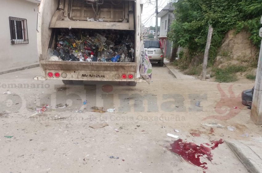  Explosivos en bolsa de basura detonan y dejan gravemente herido a trabajador de recolección en Pochutla