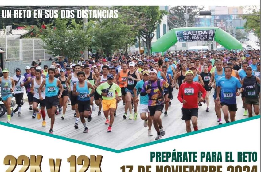  Invita IMSS Oaxaca a atletas para inscribirse y participar en la Carrera IMSS-Monte Albán.