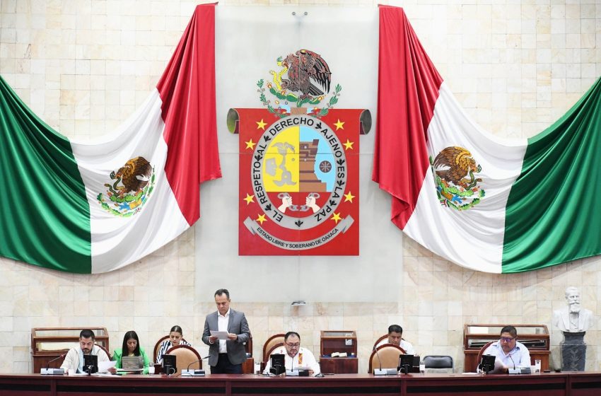  Recibe Congreso de Oaxaca minuta de reforma constitucional sobre salario mínimo