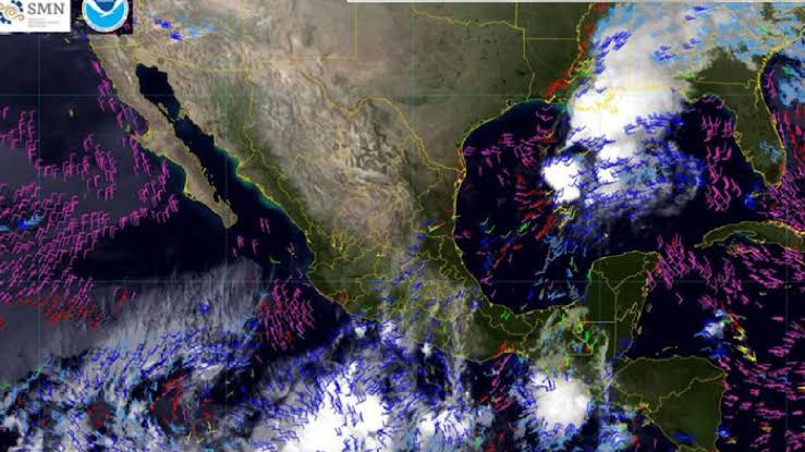  Frente Frío no. 10 afectará con lluvias de intensas a fuertes en estas entidades.