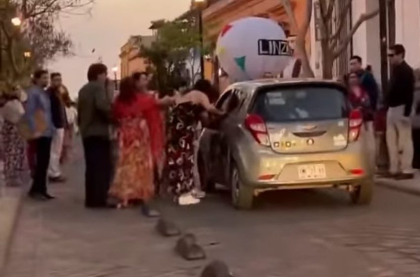  Desorden y golpes en la vía pública, ninguna autoridad que actue en Oaxaca de Juárez