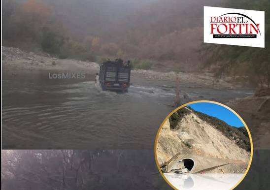 Abandono de Autopista al Istmo obliga a cruzar un río como “ruta alterna”