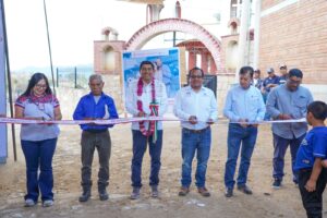 Entrega Ceabien un nuevo Sistema de Alcantarillado Sanitario a Magdalena Teitipac